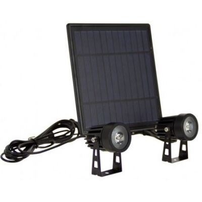 Xanlite - Proyector Solar Led 450lm Ip44 (2 Unidades) Luz Fría Xanlite - Proyector Solar Led 450lm Ip44 (2 Unidades) Luz Fría