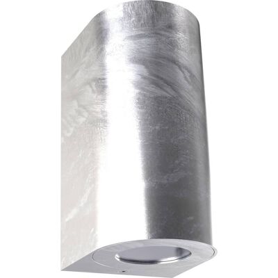 Nordlux Canto Maxi 2 Aplique Acero Galvanizado Ip44 Nordlux Canto Maxi 2 Aplique Acero Galvanizado Ip44