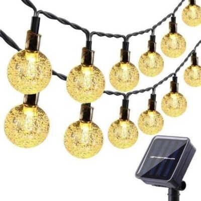 OEM Guirnalda De Luces Solares Para Exteriores, 12 M, 60 Led, Resistente Al Agua, 100 Luces Solares, 8 Modos De Iluminación Para Jardín, Patio, Terraza, Fiestas (blanco Cálido). OEM Guirnalda De Luces Solares Para Exteriores, 12 M, 60 Led, Resistente Al Agua, 100 Luces Solares, 8 Modos De Iluminación Para Jardín, Patio, Terraza, Fiestas (blanco Cálido).
