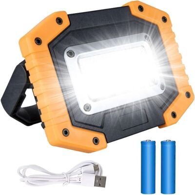 OEM Linterna De Trabajo Led Recargable, 30w, Luz De Seguridad Con 3 Modos, Foco Exterior Cob Impermeable Con Usb Para Patio, Garaje, Pesca, Senderismo -crezuo OEM Linterna De Trabajo Led Recargable, 30w, Luz De Seguridad Con 3 Modos, Foco Exterior Cob Impermeable Con Usb Para Patio, Garaje, Pesca, Senderismo -crezuo