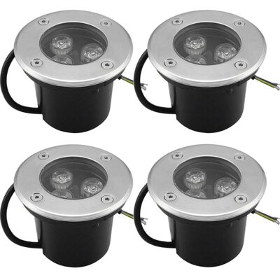 OEM Focos Led Empotrables Para Exteriores, 4 Unidades, 3 W, Ip65, Focos Led Empotrables, Patio, Redondos, 270 Lúmenes, Iluminación Exterior Para Jardín, Camino De Jardín, Patio, Garaje, Blanco Cálido - Cr OEM Focos Led Empotrables Para Exteriores, 4 Unidades, 3 W, Ip65, Focos Led Empotrables, Patio, Redondos, 270 Lúmenes, Iluminación Exterior Para Jardín, Camino De Jardín, Patio, Garaje, Blanco Cálido - Cr