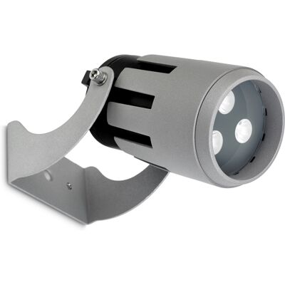 LEDS-C4 Ledsc4 Powell - Proyector Led 9.7w Y 403lm Con Luz Cálida 3000k. Diámetro 9cm. Estructura De Aluminio. Uso Exterior Ip65. Color Gris LEDS-C4 Ledsc4 Powell - Proyector Led 9.7w Y 403lm Con Luz Cálida 3000k. Diámetro 9cm. Estructura De Aluminio. Uso Exterior Ip65. Color Gris