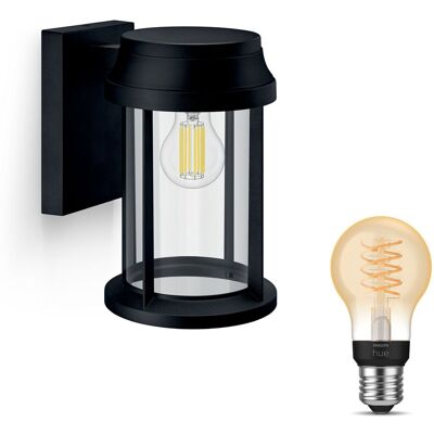 Philips Hue Bellini Aplique De Pared Exterior E27 (negro) Luz Blanca Cálida - White Filament Philips Hue Bellini Aplique De Pared Exterior E27 (negro) Luz Blanca Cálida - White Filament