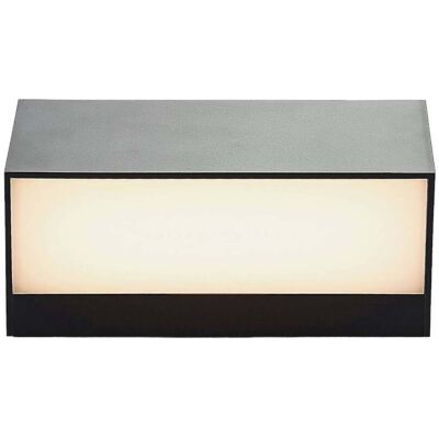 Lindby - Lámpara De Pared Led Exterior 'nienke' En Negro Plástico Lindby - Lámpara De Pared Led Exterior 'nienke' En Negro Plástico