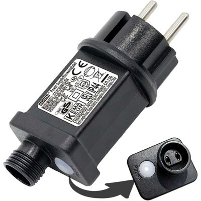 OEM Guirnalda De Luces Intermitentes Con Transformador De Ca De 24 V Y 6 W, 8 Modos De Iluminación, Enchufe Con Función De Temporizador, Adaptador Impermeable Ip44 Para Luces Navideñas, Luces Para Árboles OEM Guirnalda De Luces Intermitentes Con Transformador De Ca De 24 V Y 6 W, 8 Modos De Iluminación, Enchufe Con Función De Temporizador, Adaptador Impermeable Ip44 Para Luces Navideñas, Luces Para Árboles