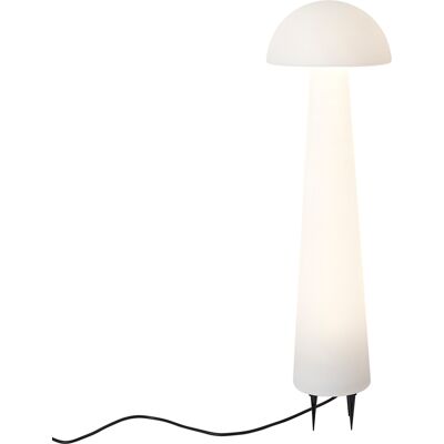 Qazqa Lámpara De Pie Para Exterior Blanca De 80 Cm Con Led Ip44 - Qazqa Lámpara De Pie Para Exterior Blanca De 80 Cm Con Led Ip44 -