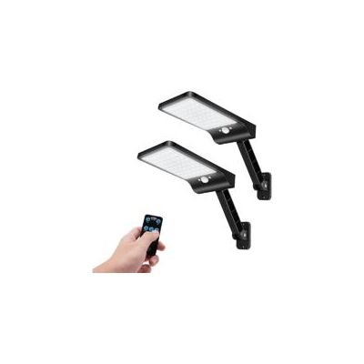 OEM Lámpara Solar Para Exteriores, 56 Led, Con Sensor De Movimiento, 3 Modos Ajustables, Resistente Al Agua Ip65, Potente, Con Control Remoto (negro), Iluminación Solar Para Exteriores - Crezuo OEM Lámpara Solar Para Exteriores, 56 Led, Con Sensor De Movimiento, 3 Modos Ajustables, Resistente Al Agua Ip65, Potente, Con Control Remoto (negro), Iluminación Solar Para Exteriores - Crezuo