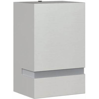 HELLOSHOP26 Aplique De Pared Exterior Ip44 9,5 X 7,5 X 15 Cm Acero Inoxidable Plateado 020056632 HELLOSHOP26 Aplique De Pared Exterior Ip44 9,5 X 7,5 X 15 Cm Acero Inoxidable Plateado 020056632