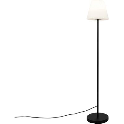 Qazqa Virginia Lámpara de pie negra y blanca IP65 - Diseño moderno Qazqa Virginia Lámpara de pie negra y blanca IP65 - Diseño moderno