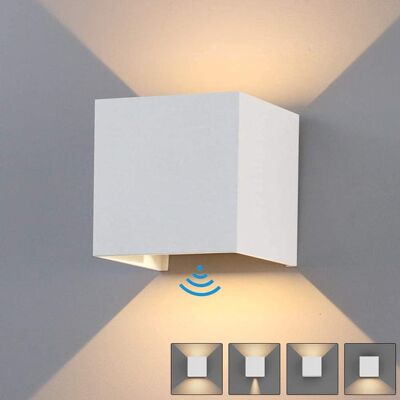 OEM Aplique De Pared Led Con Detector De Movimiento, 12 W, Para Interior/exterior, Haz De Luz Ajustable Hacia Arriba Y Hacia Abajo, Luz Blanca Cálida, Ip65. OEM Aplique De Pared Led Con Detector De Movimiento, 12 W, Para Interior/exterior, Haz De Luz Ajustable Hacia Arriba Y Hacia Abajo, Luz Blanca Cálida, Ip65.
