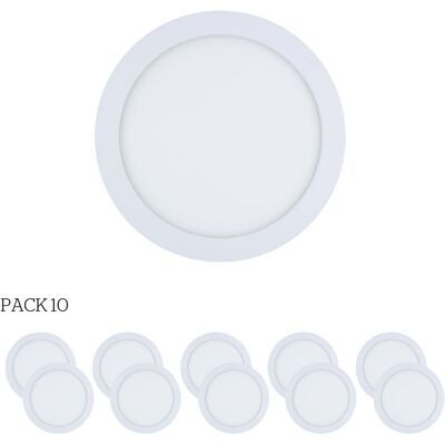 Forlight - Easy Circular - 10 Downlights - 3000K - Blanco Forlight - Easy Circular - 10 Downlights - 3000K - Blanco