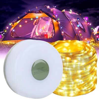 OEM Guirnalda De Luces Para Interiores Y Exteriores, Resistente Al Agua, 30 Luces Led Para Acampar Con Cadena De Luces De 8 M Con 5 Modos Para Árbol De Navidad, Jardín, Patio, Camping (luz Cálida, 8 M) [c OEM Guirnalda De Luces Para Interiores Y Exteriores, Resistente Al Agua, 30 Luces Led Para Acampar Con Cadena De Luces De 8 M Con 5 Modos Para Árbol De Navidad, Jardín, Patio, Camping (luz Cálida, 8 M) [c