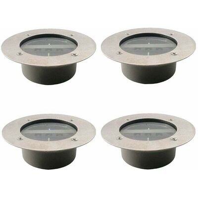 OEM Focos Solares Impermeables Ip65 – Paquete De 4 Con 3 Led – Luz Blanca Fría – Fácil Instalación Inalámbrica -crezuo OEM Focos Solares Impermeables Ip65 – Paquete De 4 Con 3 Led – Luz Blanca Fría – Fácil Instalación Inalámbrica -crezuo