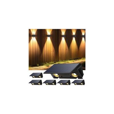 OEM Lámpara Solar De Pared Para Exteriores, Nueva Generación 2025, Luz Blanca Cálida Con Iluminación Hacia Arriba Y Hacia Abajo, 1500 Mah, Resistente Al Agua Ip67, 6 Unidades, 120 Lúmenes, Para Jardín Y V OEM Lámpara Solar De Pared Para Exteriores, Nueva Generación 2025, Luz Blanca Cálida Con Iluminación Hacia Arriba Y Hacia Abajo, 1500 Mah, Resistente Al Agua Ip67, 6 Unidades, 120 Lúmenes, Para Jardín Y V