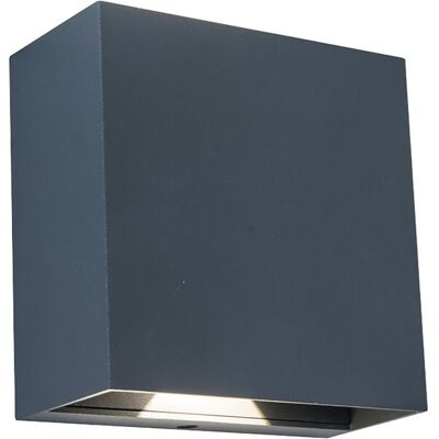 Lámpara De Pared Exterior Gemini Beams Color Antracita Lutec 5104005118 Lámpara De Pared Exterior Gemini Beams Color Antracita Lutec 5104005118