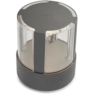 LEDS-C4 Baliza Ip66 Compact Ø128mm Led 10.8w Blanco Cálido 3000k On-off Gris Urbano LEDS-C4 Baliza Ip66 Compact Ø128mm Led 10.8w Blanco Cálido 3000k On-off Gris Urbano