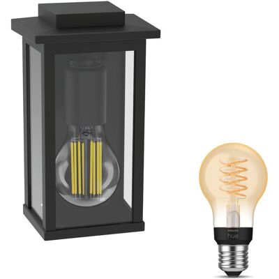 Philips Hue Mirth Aplique De Pared Exterior E27 (negro) Luz Blanca Cálida - White Filament Philips Hue Mirth Aplique De Pared Exterior E27 (negro) Luz Blanca Cálida - White Filament