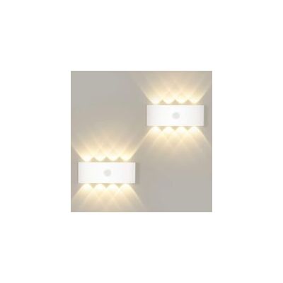 OEM Litzee – Aplique De Pared De 8 W Con Detector De Movimiento – Luz Blanca Cálida 3000 K – Ip65 Para Uso En Interiores Y Exteriores – 2 Apliques De Pared – Crezuo OEM Litzee – Aplique De Pared De 8 W Con Detector De Movimiento – Luz Blanca Cálida 3000 K – Ip65 Para Uso En Interiores Y Exteriores – 2 Apliques De Pared – Crezuo