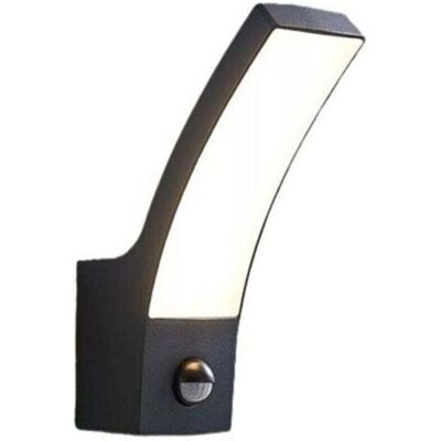 OEM Lámpara Led De Exterior Con Detector De Movimiento De 9 M/120° - Iluminación Exterior Antracita 12 W 1000 Lm 6000 K - Aplique De Pared Ip44 OEM Lámpara Led De Exterior Con Detector De Movimiento De 9 M/120° - Iluminación Exterior Antracita 12 W 1000 Lm 6000 K - Aplique De Pared Ip44
