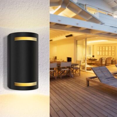 OEM Aplique De Pared Exterior Aigostar, Aplique De Aluminio Gu10, Iluminación Led Impermeable Ip54, Para Uso Interior Y Exterior, Para Sala De Estar, Dormitorio, Patio, Jardín, Pasillo, Balcón, Porche - C OEM Aplique De Pared Exterior Aigostar, Aplique De Aluminio Gu10, Iluminación Led Impermeable Ip54, Para Uso Interior Y Exterior, Para Sala De Estar, Dormitorio, Patio, Jardín, Pasillo, Balcón, Porche - C
