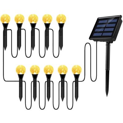 OEM Juego De Guirnaldas De Luces Solares Con Forma De Burbuja Para Césped, Decoración De Exteriores, Led Impermeables Ip65, Luces Solares Con Estaca Para Entrada/patio/jardín -crezuo OEM Juego De Guirnaldas De Luces Solares Con Forma De Burbuja Para Césped, Decoración De Exteriores, Led Impermeables Ip65, Luces Solares Con Estaca Para Entrada/patio/jardín -crezuo