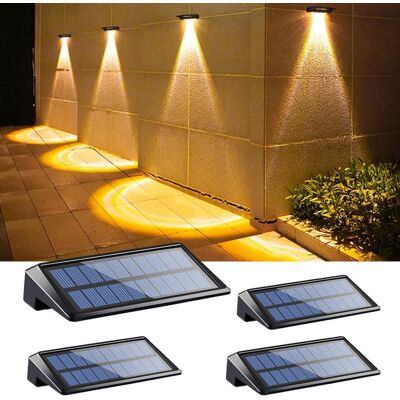 ANGEL CERDA Juego De 4 Luces Solares Led Para Jardín, Aptas Para Uso En Exteriores, Resistentes Al Agua (ip65), Luz Blanca Cálida. ANGEL CERDA Juego De 4 Luces Solares Led Para Jardín, Aptas Para Uso En Exteriores, Resistentes Al Agua (ip65), Luz Blanca Cálida.