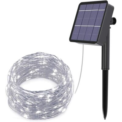 OEM Guirnalda De Luces Solares Para Exteriores, 120 Led, Impermeable, 12 M, 8 Modos, Cable De Cobre, Para Jardín, Patio, Boda, Fiesta De Navidad, Color Blanco. OEM Guirnalda De Luces Solares Para Exteriores, 120 Led, Impermeable, 12 M, 8 Modos, Cable De Cobre, Para Jardín, Patio, Boda, Fiesta De Navidad, Color Blanco.