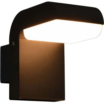 HELLOSHOP26 Aplique De Pared Led Para Exteriores 200 X 100 X 155 Mm Iluminación Hacia Abajo Diseño Moderno De Aluminio Negro 020045914 HELLOSHOP26 Aplique De Pared Led Para Exteriores 200 X 100 X 155 Mm Iluminación Hacia Abajo Diseño Moderno De Aluminio Negro 020045914