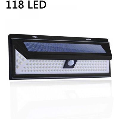 OEM Lámpara Solar De 118 Led, 1000 Lúmenes, Aplique De Pared Con Sensor De Movimiento Pir, Resistente Al Agua Ip65, Para Exteriores Y Jardín. OEM Lámpara Solar De 118 Led, 1000 Lúmenes, Aplique De Pared Con Sensor De Movimiento Pir, Resistente Al Agua Ip65, Para Exteriores Y Jardín.
