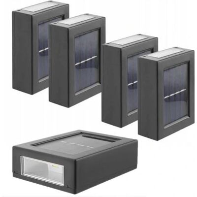 OEM 2 Lámparas Solares Led De Pared Para Iluminación Exterior De Fachadas. OEM 2 Lámparas Solares Led De Pared Para Iluminación Exterior De Fachadas.