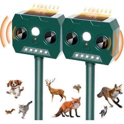 DPZO Repelente Para Gatos De Exterior De 2 Piezas, Repelente Ultrasónico Solar Para Perros 2025, Resistente Al Agua Ip45, Alcance De 12 M Y 120°, Repelente De Animales De Jardín Con Luz Led Para Martas, Ga DPZO Repelente Para Gatos De Exterior De 2 Piezas, Repelente Ultrasónico Solar Para Perros 2025, Resistente Al Agua Ip45, Alcance De 12 M Y 120°, Repelente De Animales De Jardín Con Luz Led Para Martas, Ga