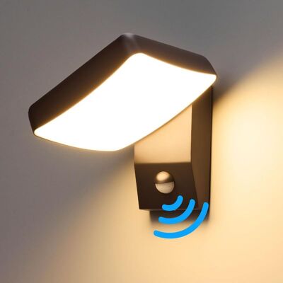 ABYSSE Xvx – Aplique Led De Exterior Con Detector De Movimiento – Potencia De 24 W – Resistente Al Agua Ip65 – Panel Giratorio De 340° – Negro ABYSSE Xvx – Aplique Led De Exterior Con Detector De Movimiento – Potencia De 24 W – Resistente Al Agua Ip65 – Panel Giratorio De 340° – Negro