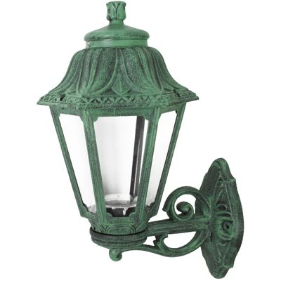 FUMAGALLI Aplique Anna 1xe27 Ip55 L.22xan.27,5xal.45cm Resina Verde FUMAGALLI Aplique Anna 1xe27 Ip55 L.22xan.27,5xal.45cm Resina Verde