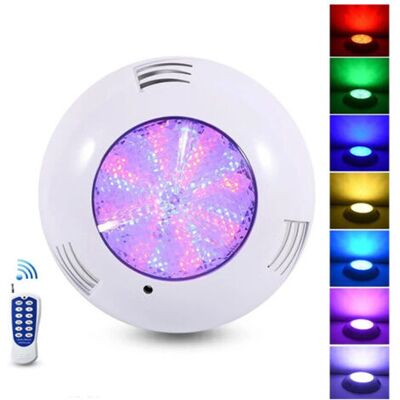 OEM Lámpara De Piscina Led Multicolor Ultrafina Con 35 W, Control Remoto, Ángulo De Iluminación 140°, Impermeable Ip68, Voltaje 12 V Ac-autres OEM Lámpara De Piscina Led Multicolor Ultrafina Con 35 W, Control Remoto, Ángulo De Iluminación 140°, Impermeable Ip68, Voltaje 12 V Ac-autres