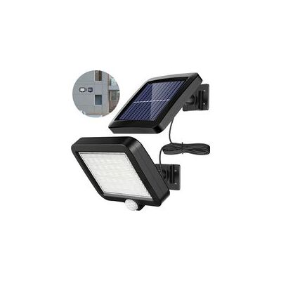 OEM Lámpara Solar De Exterior Crezuo, 56 Led Con Sensor De Movimiento, Resistente Al Agua Ip65, Ángulo De Haz De 120°, Aplique Solar De Pared Para Jardín Con Cable. OEM Lámpara Solar De Exterior Crezuo, 56 Led Con Sensor De Movimiento, Resistente Al Agua Ip65, Ángulo De Haz De 120°, Aplique Solar De Pared Para Jardín Con Cable.