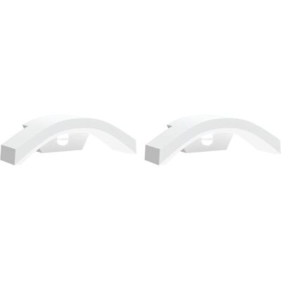 HELLOSHOP26 Juego De 2 Apliques Led De Exterior Con Sensor De Movimiento 27,5 X 7 X 10 Cm Aluminio Blanco 020056595 HELLOSHOP26 Juego De 2 Apliques Led De Exterior Con Sensor De Movimiento 27,5 X 7 X 10 Cm Aluminio Blanco 020056595