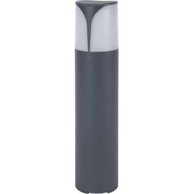 Forlight - Baliza Astra gris urbano para bombilla E27 - Iluminación exterior Forlight - Baliza Astra gris urbano para bombilla E27 - Iluminación exterior