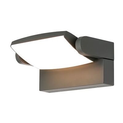 Mantra Aplique Led Exterior Hood 12w 3000k Blanco/gris Oscuro Mantra Aplique Led Exterior Hood 12w 3000k Blanco/gris Oscuro
