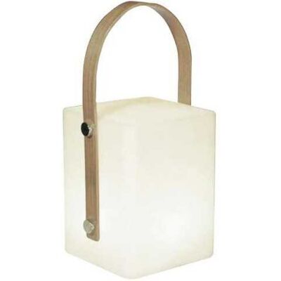 Lumisky - Linterna Inalámbrica Con Asa De Bambú - Led Blanco Cálido/multicolor Regulable - H27cm Lumisky - Linterna Inalámbrica Con Asa De Bambú - Led Blanco Cálido/multicolor Regulable - H27cm