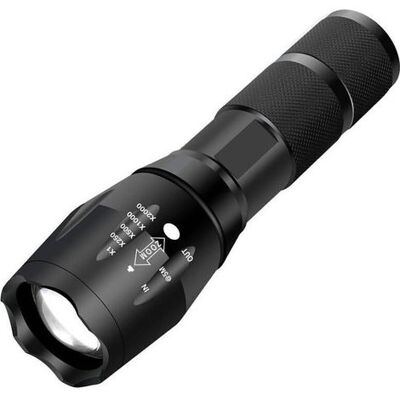 OEM Linterna Led Ultra Potente – 5 Modos De Iluminación – Alcance De Hasta 500 M – Diseño De Aluminio Resistente A Los Golpes – Batería De Litio 18650 Incluida (xml T6) OEM Linterna Led Ultra Potente – 5 Modos De Iluminación – Alcance De Hasta 500 M – Diseño De Aluminio Resistente A Los Golpes – Batería De Litio 18650 Incluida (xml T6)