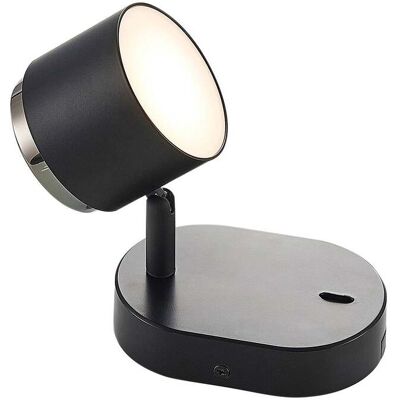 Proyector, Foco 'marrie' En Negro De Aluminio - Lindby Proyector, Foco 'marrie' En Negro De Aluminio - Lindby
