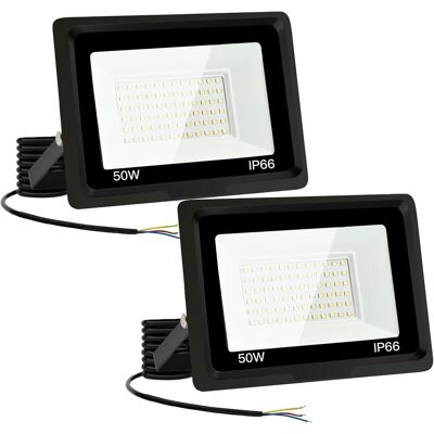 OEM 2 Focos Led De 50 W, 5000 Lúmenes, Focos Led Exteriores Superbrillantes, Ip66 Resistentes Al Agua, Luz Blanca Fría De 6500 K Para Garaje, Jardín, Terraza Y Patio. OEM 2 Focos Led De 50 W, 5000 Lúmenes, Focos Led Exteriores Superbrillantes, Ip66 Resistentes Al Agua, Luz Blanca Fría De 6500 K Para Garaje, Jardín, Terraza Y Patio.