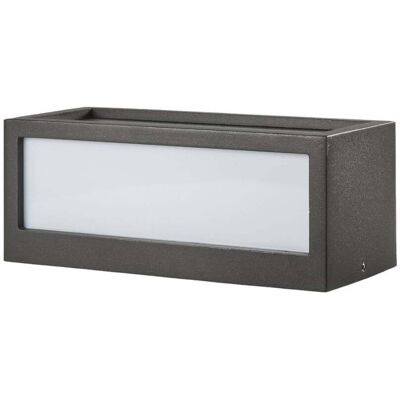Lucande - Lámpara de pared exterior 'Tame' - Aluminio, Negro, Modern, E27 - Aplique de pared Lucande - Lámpara de pared exterior 'Tame' - Aluminio, Negro, Modern, E27 - Aplique de pared