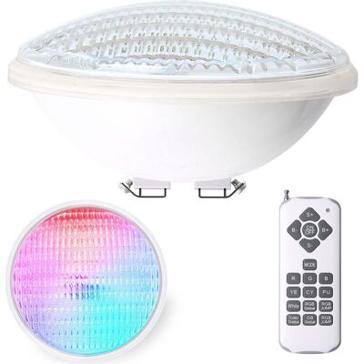ABYSSE Xvx – Foco Led Par56 Rgbw De 18 W Para Piscina, Resistente Al Agua Ip68 – 4000 Lm – 12 Modos De Iluminación – Control Remoto De 30-50 M ABYSSE Xvx – Foco Led Par56 Rgbw De 18 W Para Piscina, Resistente Al Agua Ip68 – 4000 Lm – 12 Modos De Iluminación – Control Remoto De 30-50 M