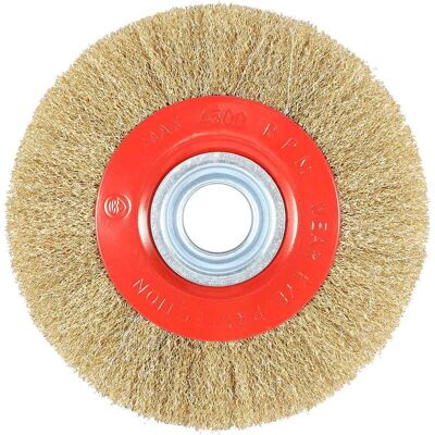 ABYSSE 1 Anillo Adaptador De Cepillo Plano De Acero Inoxidable De 8 Pulgadas Para Pulidora De Amoladora De Banco ABYSSE 1 Anillo Adaptador De Cepillo Plano De Acero Inoxidable De 8 Pulgadas Para Pulidora De Amoladora De Banco