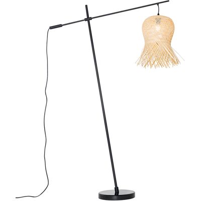 Oriental Lámpara De Pie De Exterior Oriental Bambú Ip44 - Carlos Bambú /acero Redonda Adecuado Para Led Max. 1 X 40 Watt - Qazqa Oriental Lámpara De Pie De Exterior Oriental Bambú Ip44 - Carlos Bambú /acero Redonda Adecuado Para Led Max. 1 X 40 Watt - Qazqa