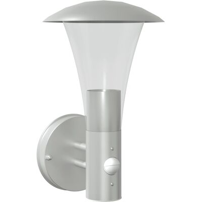 HELLOSHOP26 Aplique De Exterior Con Sensor De Infrarrojos 17,5 X 17,5 X 28 Cm Estilo Elegante En Acero Inoxidable Plateado 020056557 HELLOSHOP26 Aplique De Exterior Con Sensor De Infrarrojos 17,5 X 17,5 X 28 Cm Estilo Elegante En Acero Inoxidable Plateado 020056557