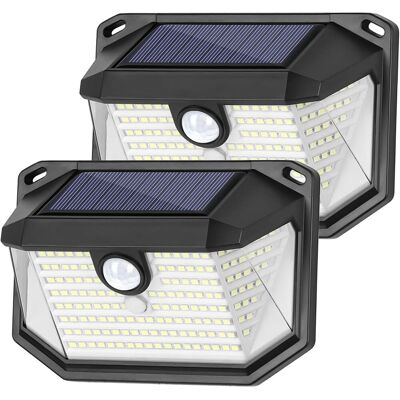 OEM Juego De 2 Luces Solares Exteriores Ultrabrillantes, Con 178 Led, Detector De Movimiento, Ángulo Amplio De 270° Y 3 Modos. Son Luces De Seguridad Solares Impermeables, Ideales Para Patios, Jardines, G OEM Juego De 2 Luces Solares Exteriores Ultrabrillantes, Con 178 Led, Detector De Movimiento, Ángulo Amplio De 270° Y 3 Modos. Son Luces De Seguridad Solares Impermeables, Ideales Para Patios, Jardines, G