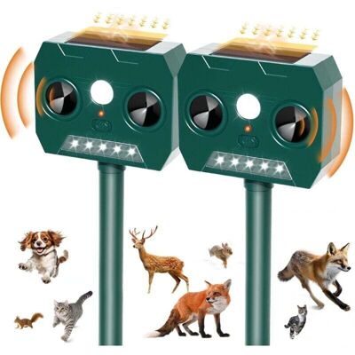 OEM Repelente Para Gatos De Exterior De 2 Piezas, Repelente Ultrasónico Solar Para Perros 2025, Resistente Al Agua Ip45, Alcance De 12 M Y 120°, Repelente De Animales De Jardín Con Luz Led Para Martas, Ga OEM Repelente Para Gatos De Exterior De 2 Piezas, Repelente Ultrasónico Solar Para Perros 2025, Resistente Al Agua Ip45, Alcance De 12 M Y 120°, Repelente De Animales De Jardín Con Luz Led Para Martas, Ga