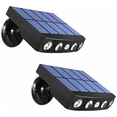 ABYSSE Rapanda – Lámpara Solar Exterior De 500 Lm – Sensor De Movimiento De 6 M – Resistente Al Agua – Panel Solar De 5 V 300 Ma – Paquete De 2 – Ángulo Ajustable De 360° ABYSSE Rapanda – Lámpara Solar Exterior De 500 Lm – Sensor De Movimiento De 6 M – Resistente Al Agua – Panel Solar De 5 V 300 Ma – Paquete De 2 – Ángulo Ajustable De 360°